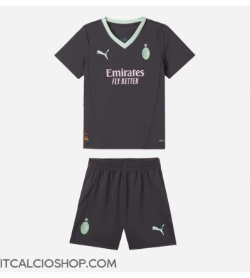 AC Milan Terza Maglia Bambino 2024-25 Manica Corta (+ Pantaloni corti)